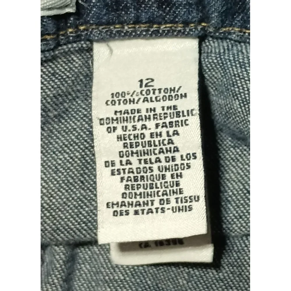 Liz Claiborne Jeans Womens Size 12 Trouser Fit Blue Denim - Picture 7 of 13
